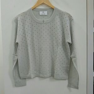 Allude light gray pullover
